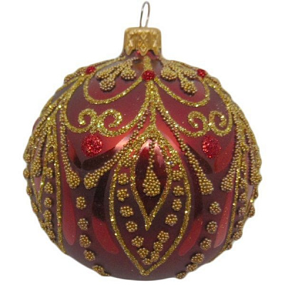 Шар новогодний d80 восточная 9212/30885 