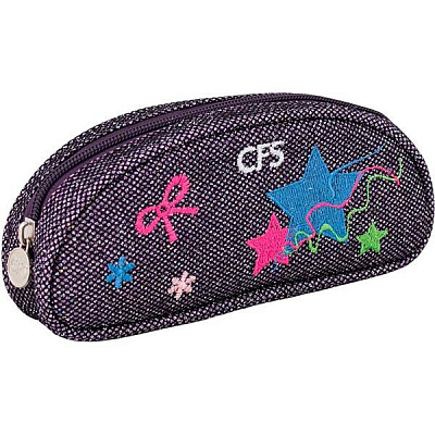 Пенал шкільний Stars CF85581 Cool For School фіолетовий