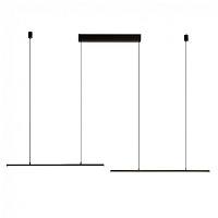 Світильник підвісний LIGHT SET LILEYA LS223 2x60 Вт чорний