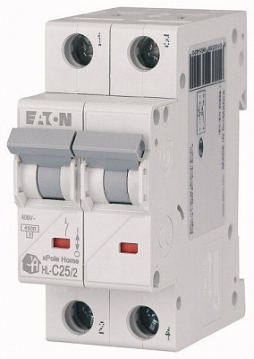 Автоматичний вимикач Eaton 2п 25A HL-C25/2 4,5kA 194773