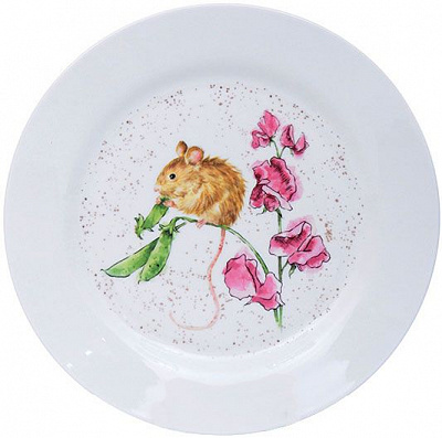 Блюдо сервировочное Мышка с цветком 25 см 358-930 Lefard 