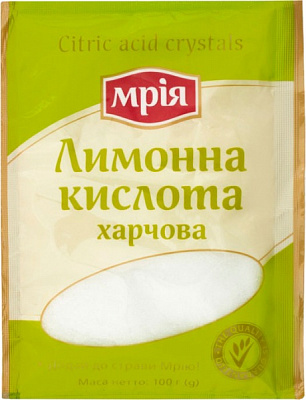 Кислота лимонна 100г (4820154832960)