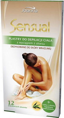 Восковые полоски Joanna с экстрактом алоэ вера 12 шт./уп.