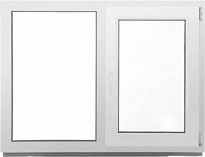 Вікно поворотно-відкидне Aluplast IDEAL 2000 60 1400x900 мм праве