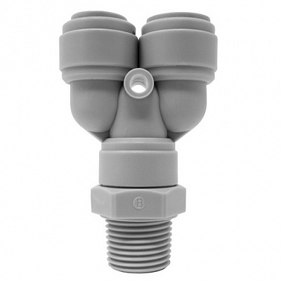 Тройник CDC Fluidtech Europe S.r.l Y-обр. со скобой Ø3/8