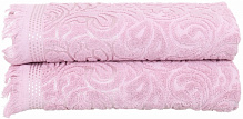 Набор полотенец Esra 2 шт. грязно-розовый Karna 