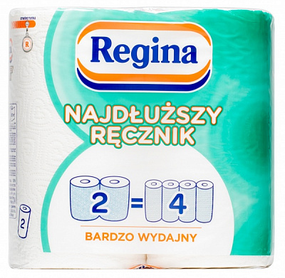 Паперові рушники Regina 20,7 м двошаровий 2 шт.