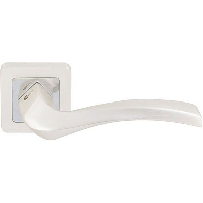 Ручка на розетці Comit Blizzard хром/срібло