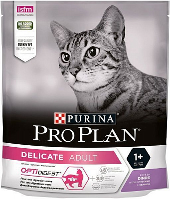 Корм Purina Pro Plan Adult Delicate с индейкой 400 г