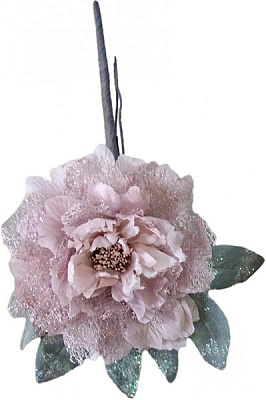 Декорация новогодняя Пион 17 см SDBF18840 