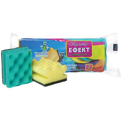 Губки кухонные Добрая Хозяюшка суперформа 4 шт