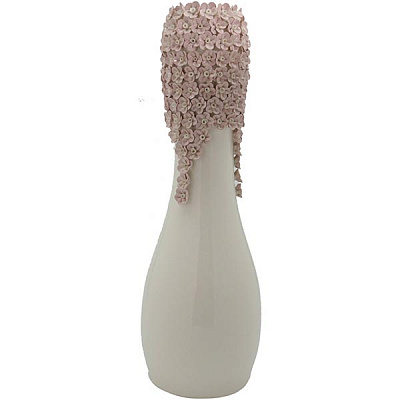 Ваза декоративна Піна рожева 48 см