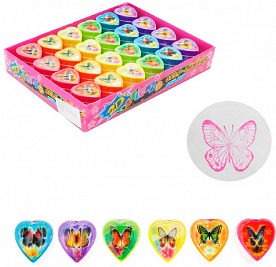 Набор для творчества Malevaro Штамп детский Бабочки 6 видов S18A11
