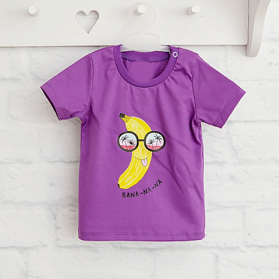 Футболка детская для девочек Blanka р.98 фиолетовый 110272 