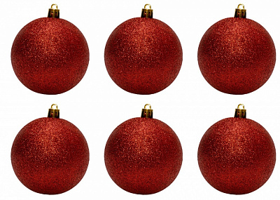 Набор елочных шаров 892333 d 80 мм 6 шт./уп.