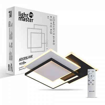 Світильник настінно-стельовий LightMaster NOIRBLANC білий із чорним 3000-6500 К CE2300 105W