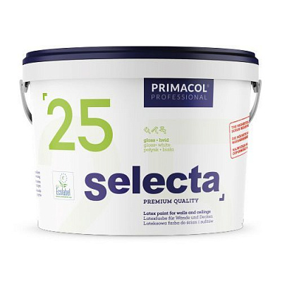 Краска интерьерная латексная PRIMACOL DECORATIVE Selecta 25 Base C глянец база под тонировку 4,5л 