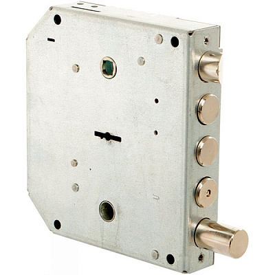 Дверний замок вхідний ПРО-САМ ЗВ9-6ЛК.З/15 В9.У2 нікель