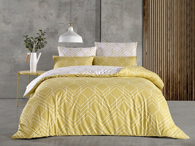 Комплект постельного белья Delone 2 желтый La Nuit 