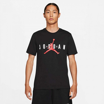 Футболка Nike JORDAN AIR WM TEE CK4212-013 р.2XL чорний