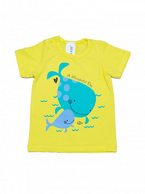 Футболка унисекс Luna Kids Кити р.92 желтый 0040 