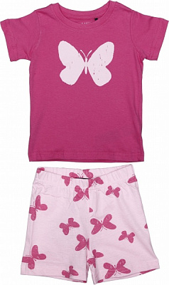 Пижама для девочек Blue Seven Бабочка р.122 розовый 727505 X * 98 