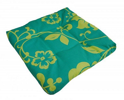 Подушка на стул 40х40х5 см бирюзовая