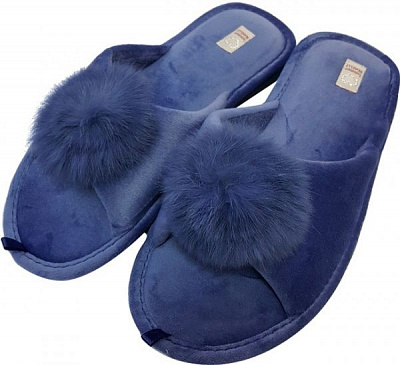 Капці домашні Gemelli Пух 4 р. 37 синій