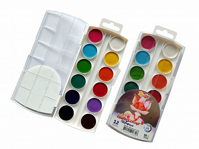 Фарби акварельні Дівчинка 811205 12 шт. RUDIX