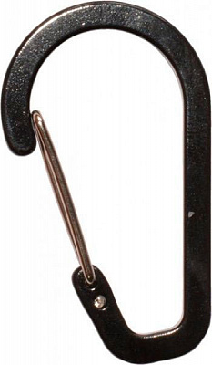 Карабін алюмінієвий з важелем 3x29x51 мм