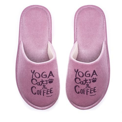 Капці домашні Twins HS-OZ велюрові з малюнком р.40 рожевий