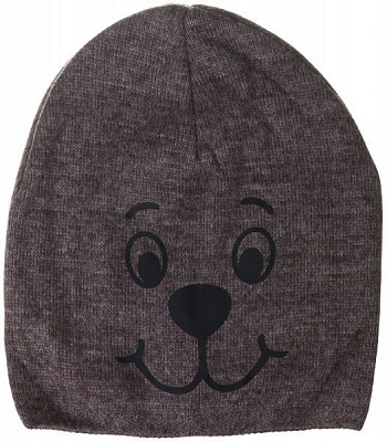 Шапочка детская для мальчика Kraft+ 2299 р.48 коричневый меланж 