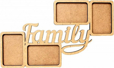Заготовка рамка Family 50х30х0,6 см Rosa Talent 