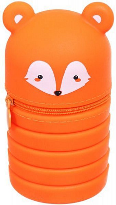 Пенал-тубус Лисичка 11х6,5/19х6,5 см помаранчевий