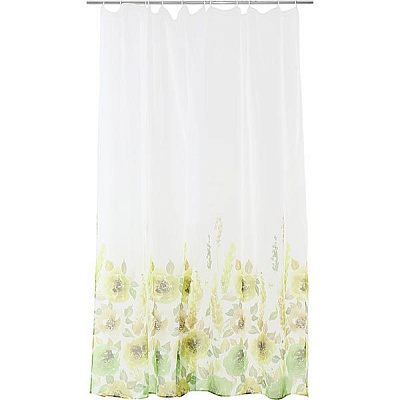 Тюль-вуаль La Nuit Акварель зеленая 275x300 см