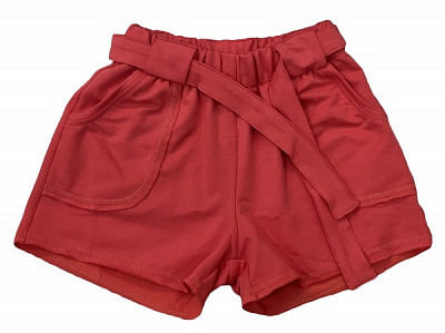 Шорты для девочек JOIKS р.134 коралловый SH-05 