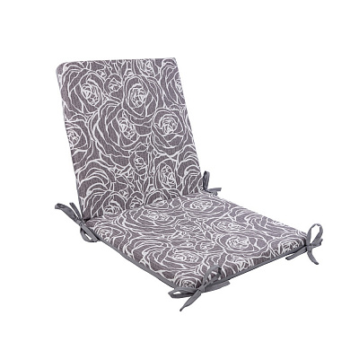 Подушка на стілець Ost-Fran 40х80х3 см лонета Cosima Gris