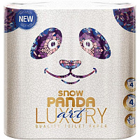 Бумага туалетная Снежная панда Luxury Art 10+2 шт