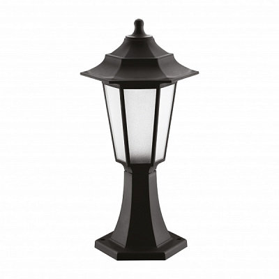 Світильник садовий HOROZ ELECTRIC Begonya 1 Е27 40 Вт IP44 чорний 400-010-116