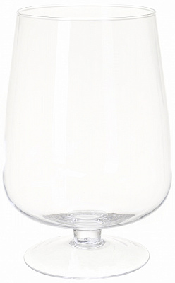 Ваза стеклянная Wrzesniak Glassworks 15-2949B 28 см прозрачная