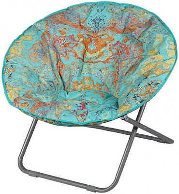 Стул раскладной 82х68х79 см OC00157 бирюза