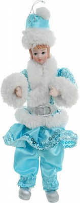 Підвіска Дівчина в блакитній шубі 23,5 см 12108-8BS