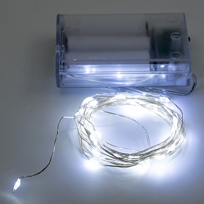 Декоративна гірлянда Altalusse (INL-2105B-30 Cold) вбудований світлодіод (LED) 30 ламп 3 м