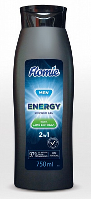 Гель для душа Flomie Energy 750 мл