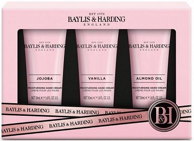 Набір подарунковий для жінок Baylis&Harding Jojoba, Vanilla&Almond Oil BH20JO3HC