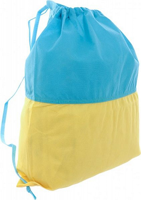 Сумка для взуття жовто-блакитний 35х38 см