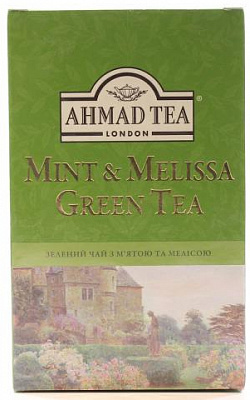 Чай зеленый AHMAD с мятой и мелисой 75 г 