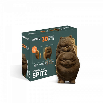 3D-конструктор Cartonic Pomeranian spitz CARTSPITS
