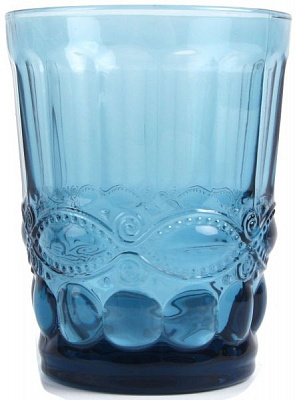 Склянка низька Vintage синій 250 мл Fiora