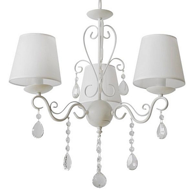 Люстра підвісна Victoria Lighting 3x40 Вт E14 білий Dalila
